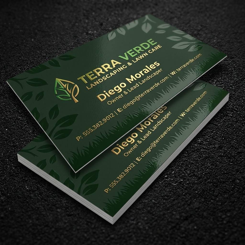 Dual Raised Business Cards