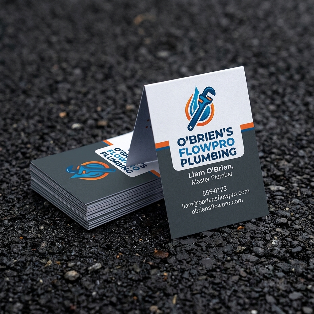Fold Over Business Cards