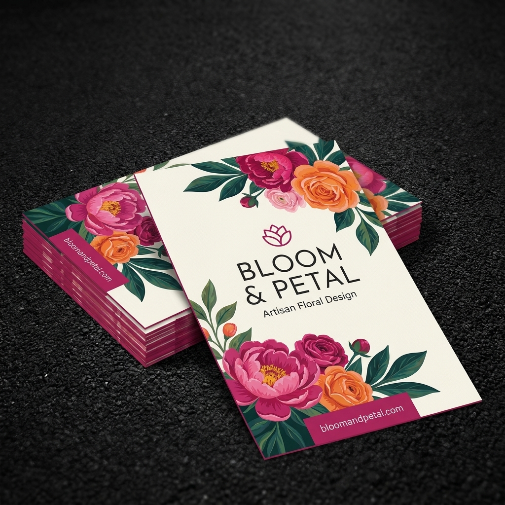 Painted Edge Announcement Cards