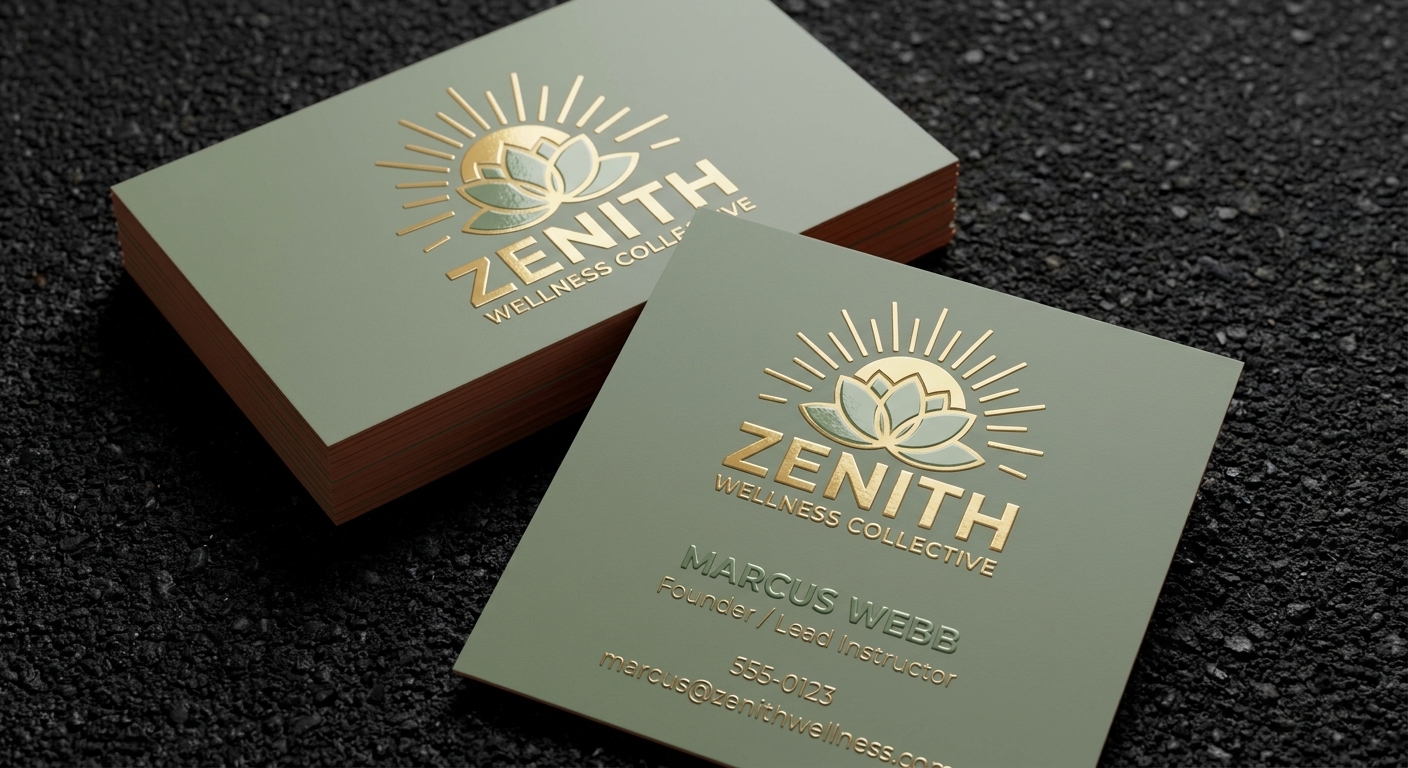 Raised Spot UV Business Cards
